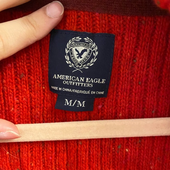 American eagle red knit sweater - Picture 2 of 3
